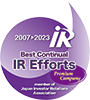 Best Continual IR Efforts Premium Compan